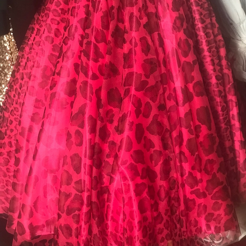 Jovani Size 10 Cheetah Print With Tons Of Stones - image 3